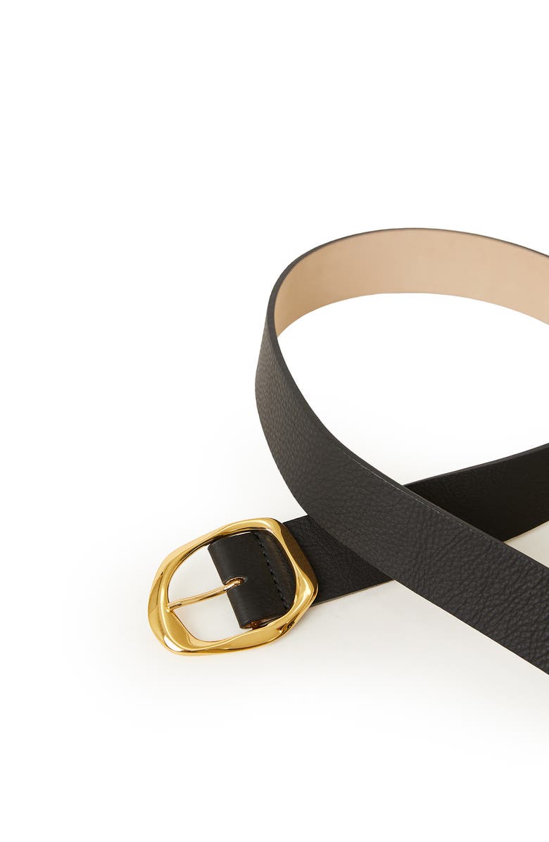 B-Low the Belt Edmond Mini Leather Belt, Alternate, color, Black Gold