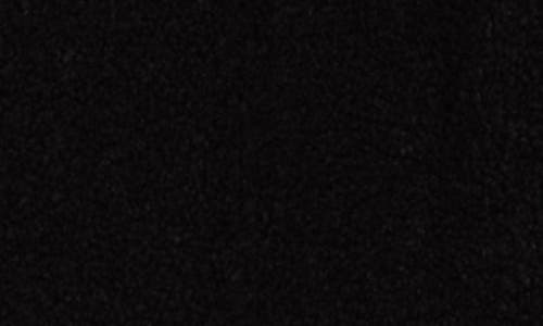 Max Studio Wing Collar Faux Shearling Jacket In Black