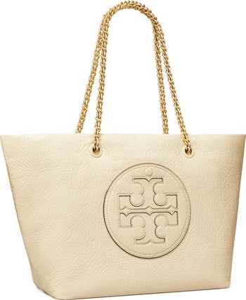 Tory Burch Ella Chain Crinkle Leather Tote | Nordstrom