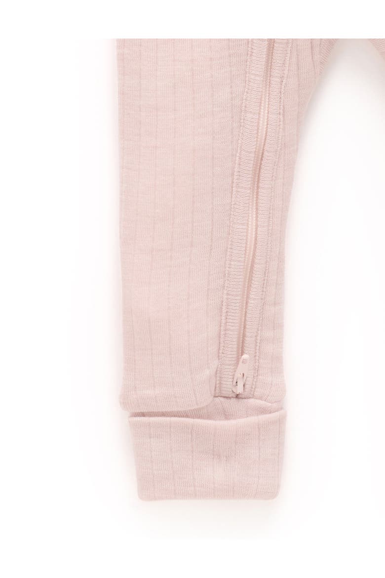 Baby Girl's Merino Coverall, Alternate, color, Sweet Pea Melange