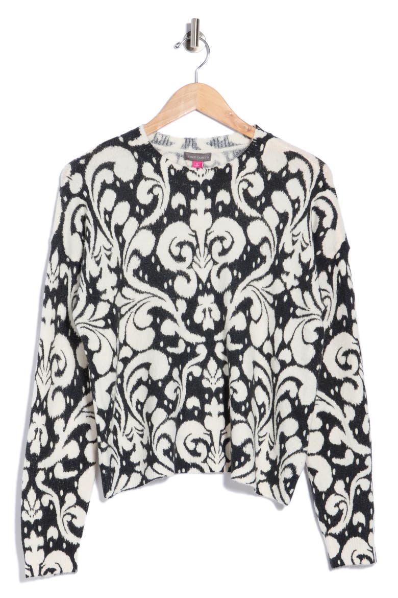 Crewneck Sweater, Main, color, RICH BLACK