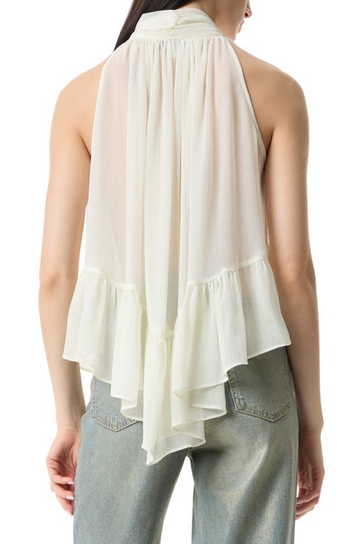 Robert Rodriguez Kellie Volume Halter Top In White
