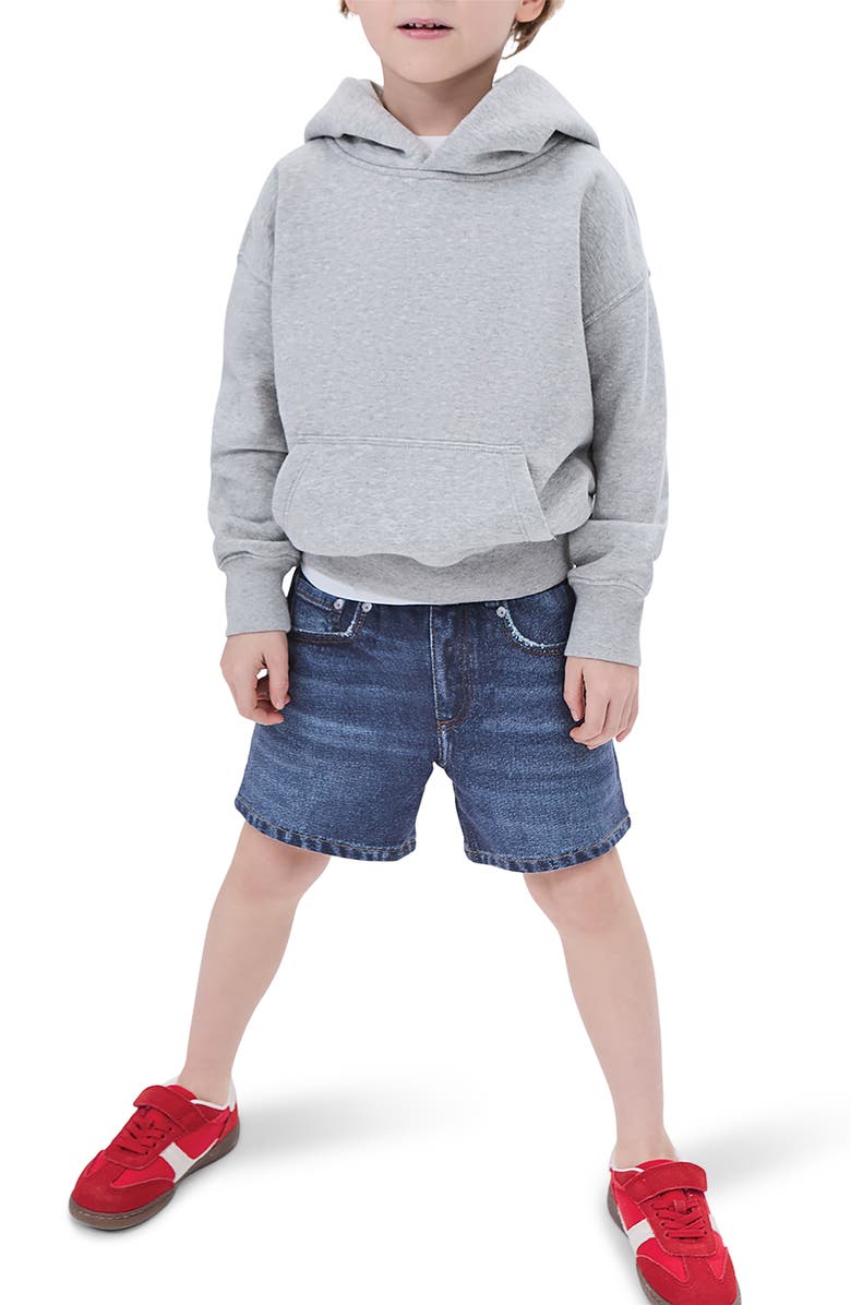 rag & bone Kids' Mini rb Miramar Pull-On Faux Denim Shorts, Alternate, color, Scott