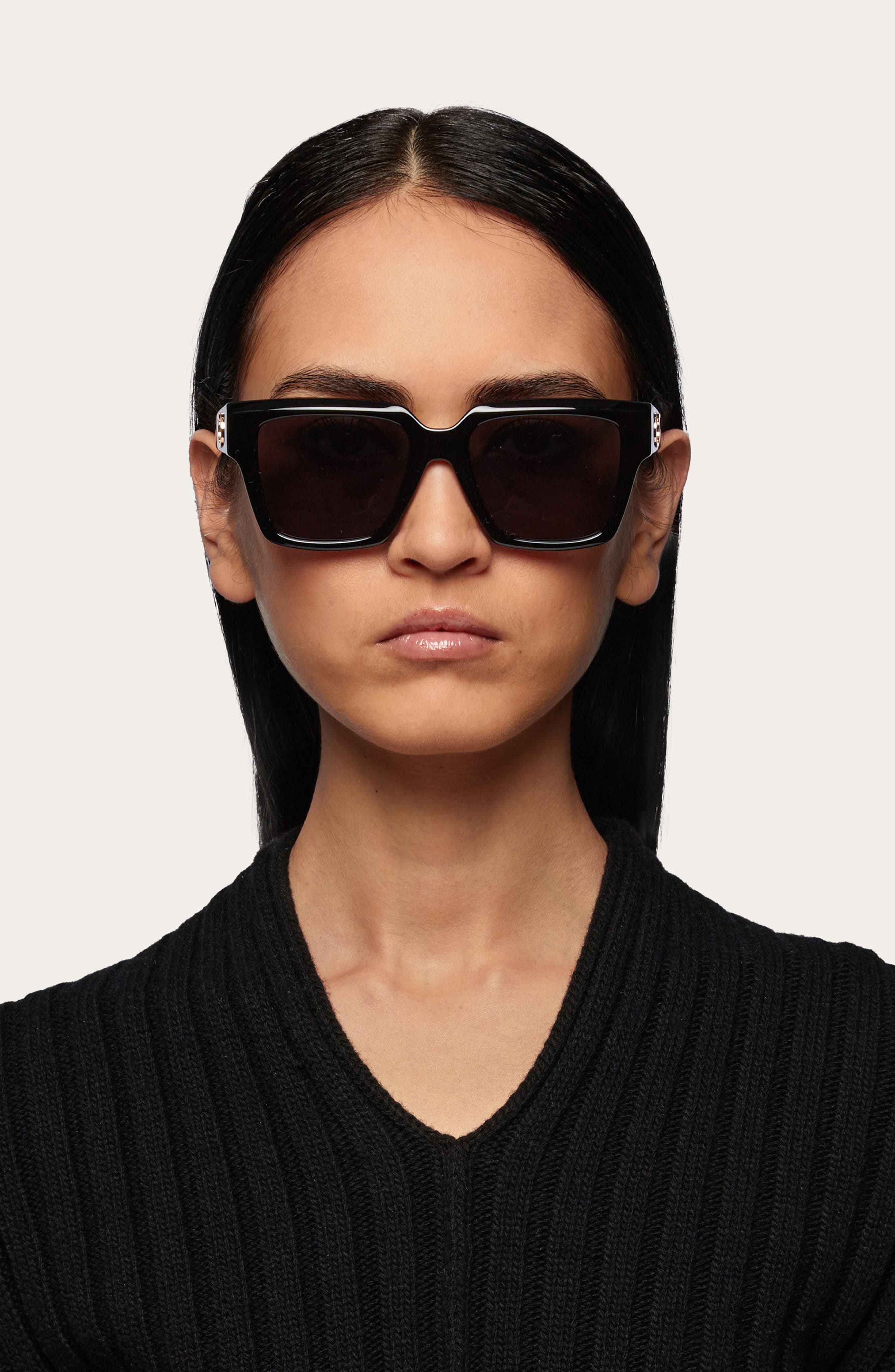 FERRAGAMO Gancini 54mm Rectangular Sunglasses (Women) | Nordstromrack
