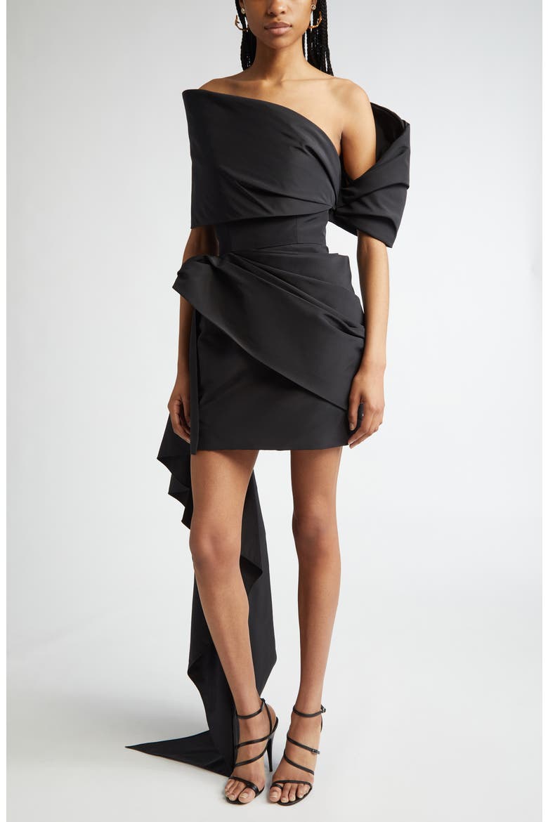 sleeves mini black dress Carabella | High-Neck Short-Sleeve – Club L London Kaiia exclusive bandeau 90s Christmas Guarantee 25 Color:Cream / Brown Polka Dot Puff Sleeve