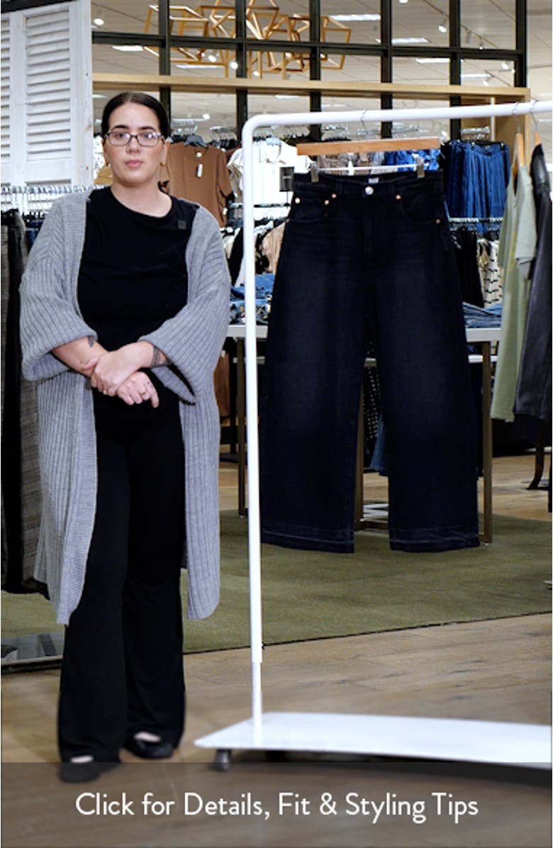 Arellia High Waist Release Hem Ankle Barrel Leg Jeans, sales video thumbnail