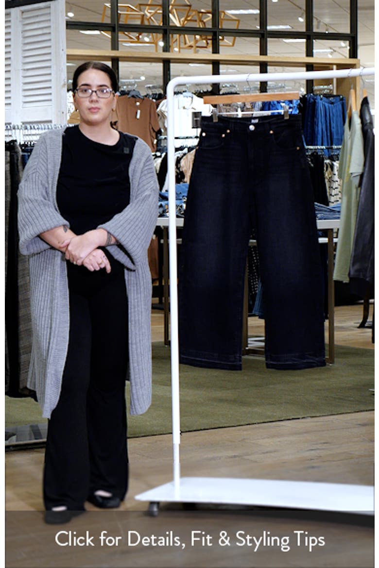 Arellia High Waist Release Hem Ankle Barrel Leg Jeans video