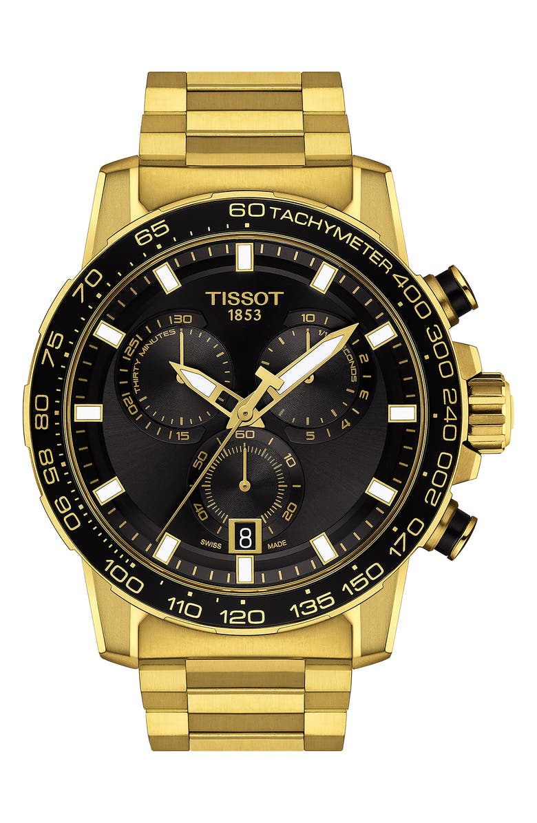 Tissot Supersport Chronograph Bracelet Watch, 45.5mm, Main, color, 