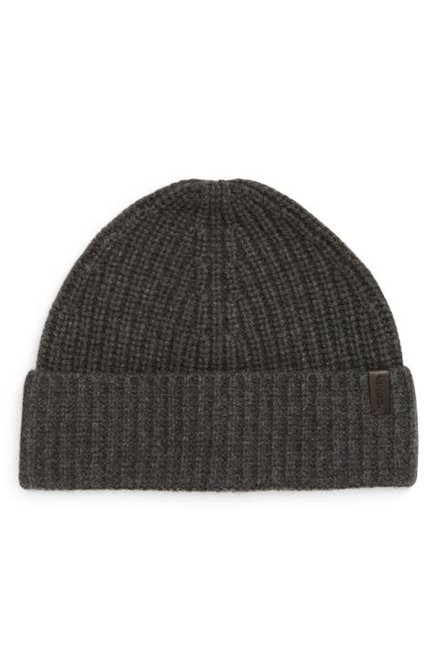 Knit Merino Wool & Cashmere Beanie Hat