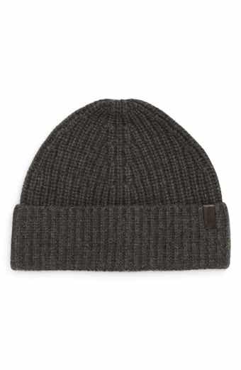 Knit Merino Wool & Cashmere Beanie Hat
