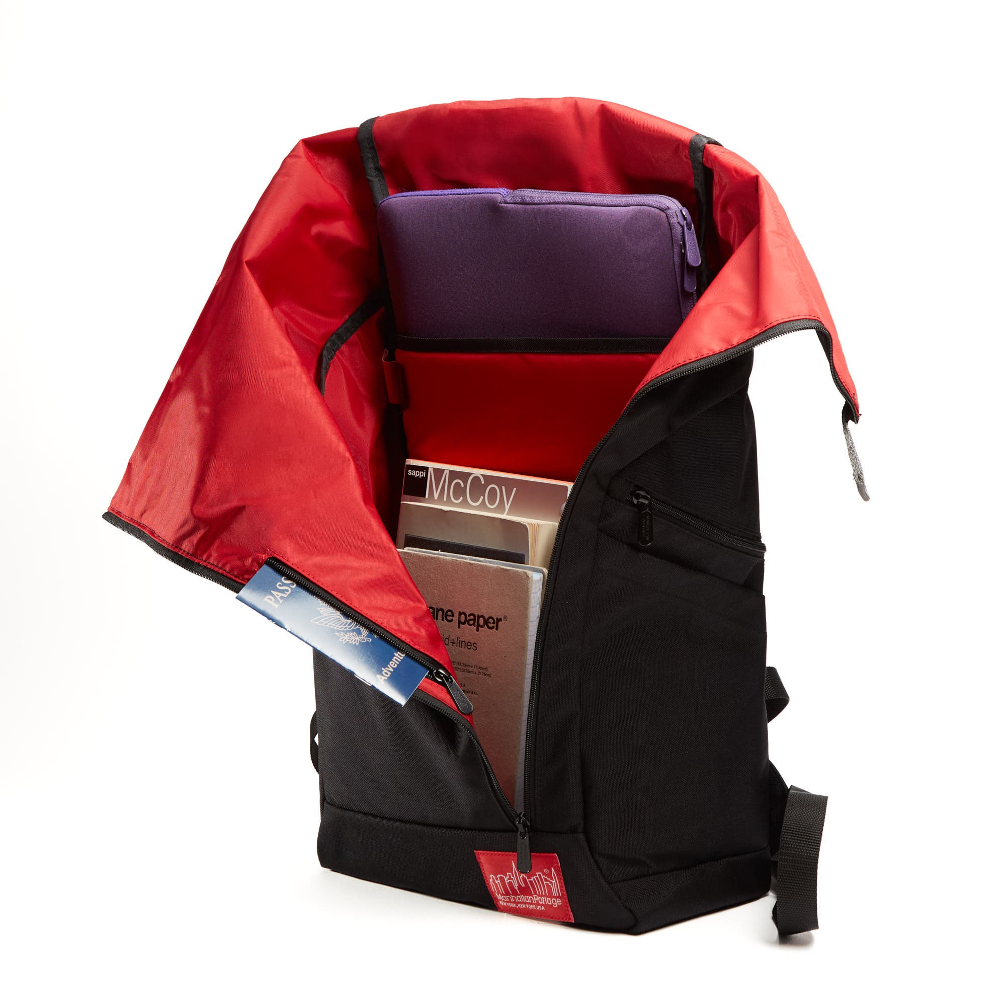 Manhattan Portage Pace Backpack, Alternate, color, Black