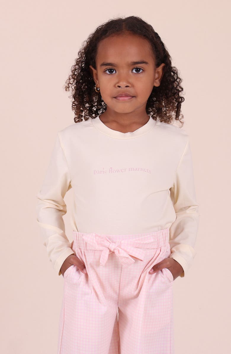 TINY TRIBE Kids' Flower Markets Graphic T-Shirt, Alternate, color, Cream