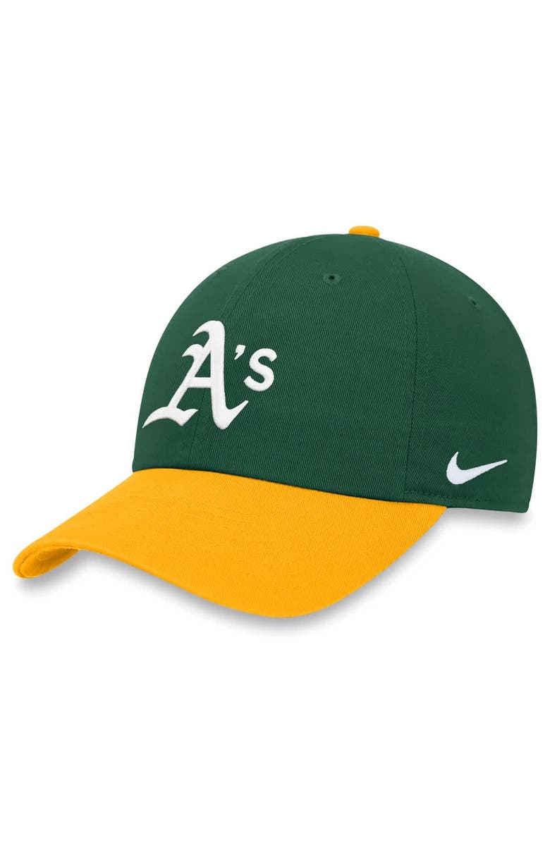 Nike Men's Nike Green/Gold Athletics Club Adjustable Hat, Main, color, Green