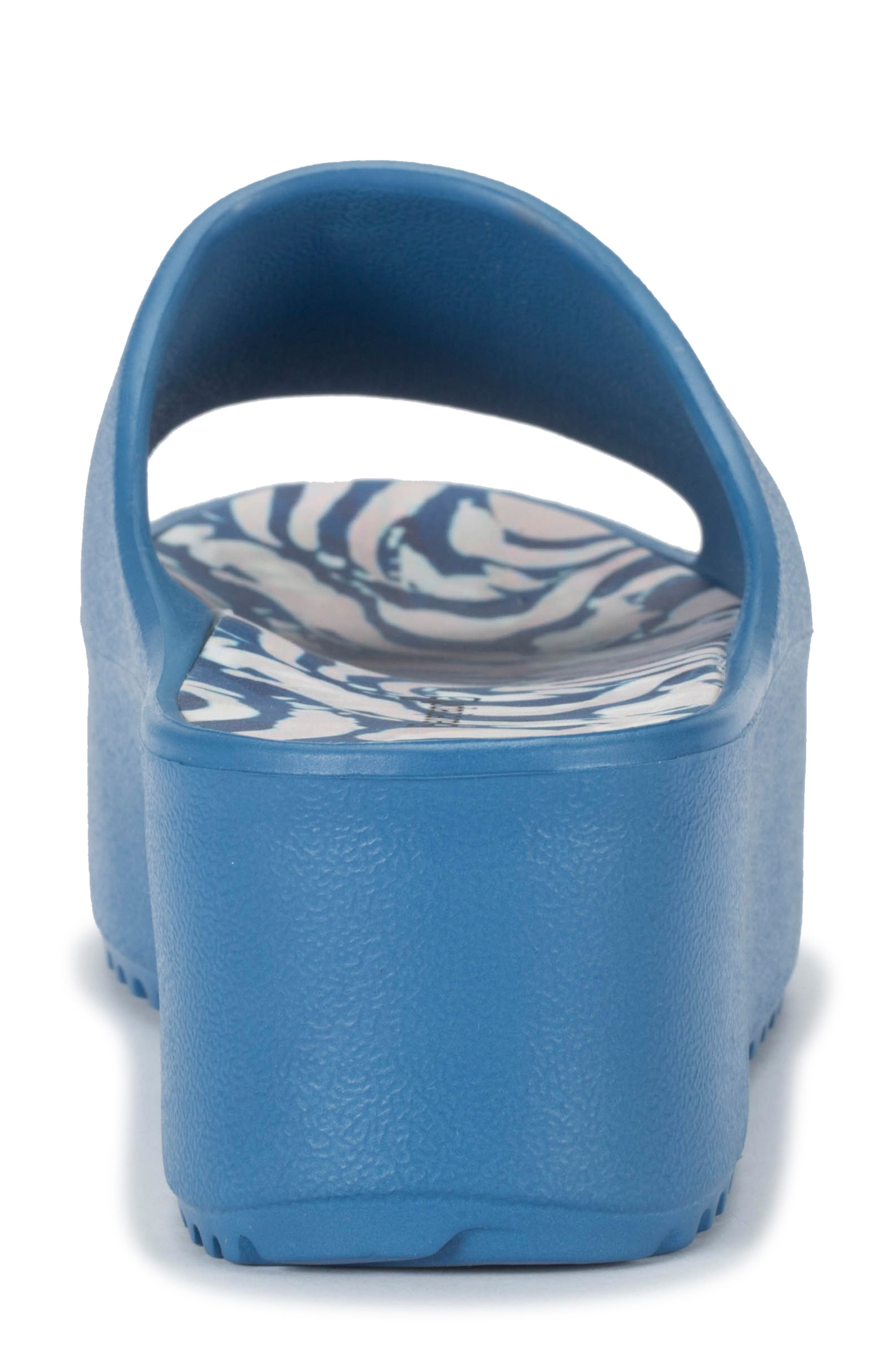 BARETRAPS Parvati Platform Slide Sandal, Alternate, color, Atlantic Blue