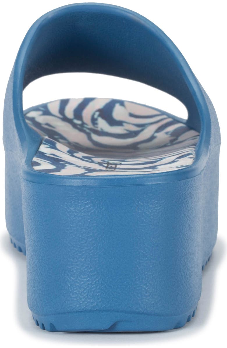 BARETRAPS Parvati Platform Slide Sandal, Alternate, color, Atlantic Blue