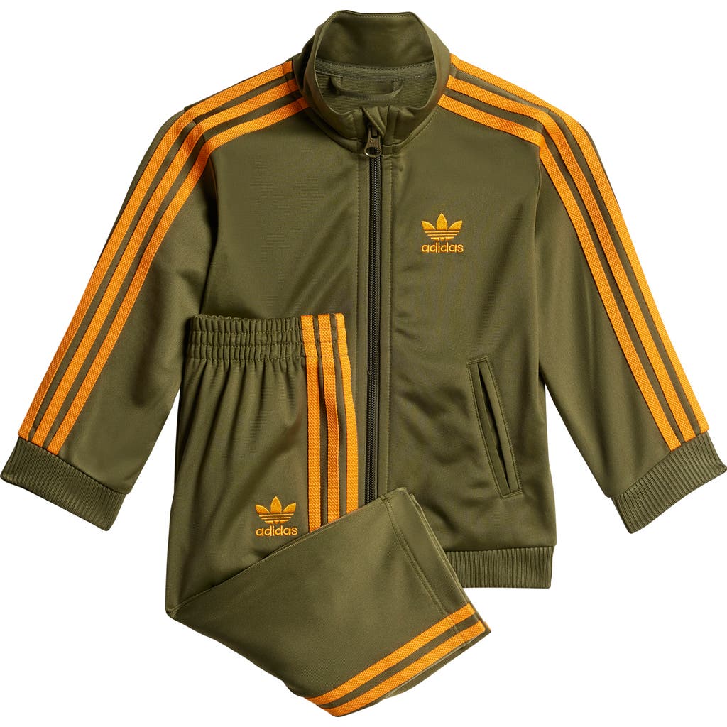 Adidas Originals Adidas Firebird Recycled Polyester Track Jacket & Pants Set In Green