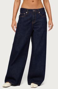 EDIKTED Juanita Low Rise Baggy Jeans