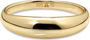 DEVATA Dome Ring in Gold Plated Sterling Silver