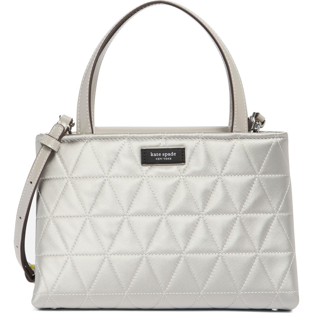Kate Spade New York Sam Icon Quilted Satin Satchel