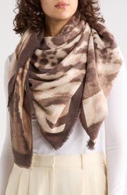 Vince Camuto Animal Blur Scarf