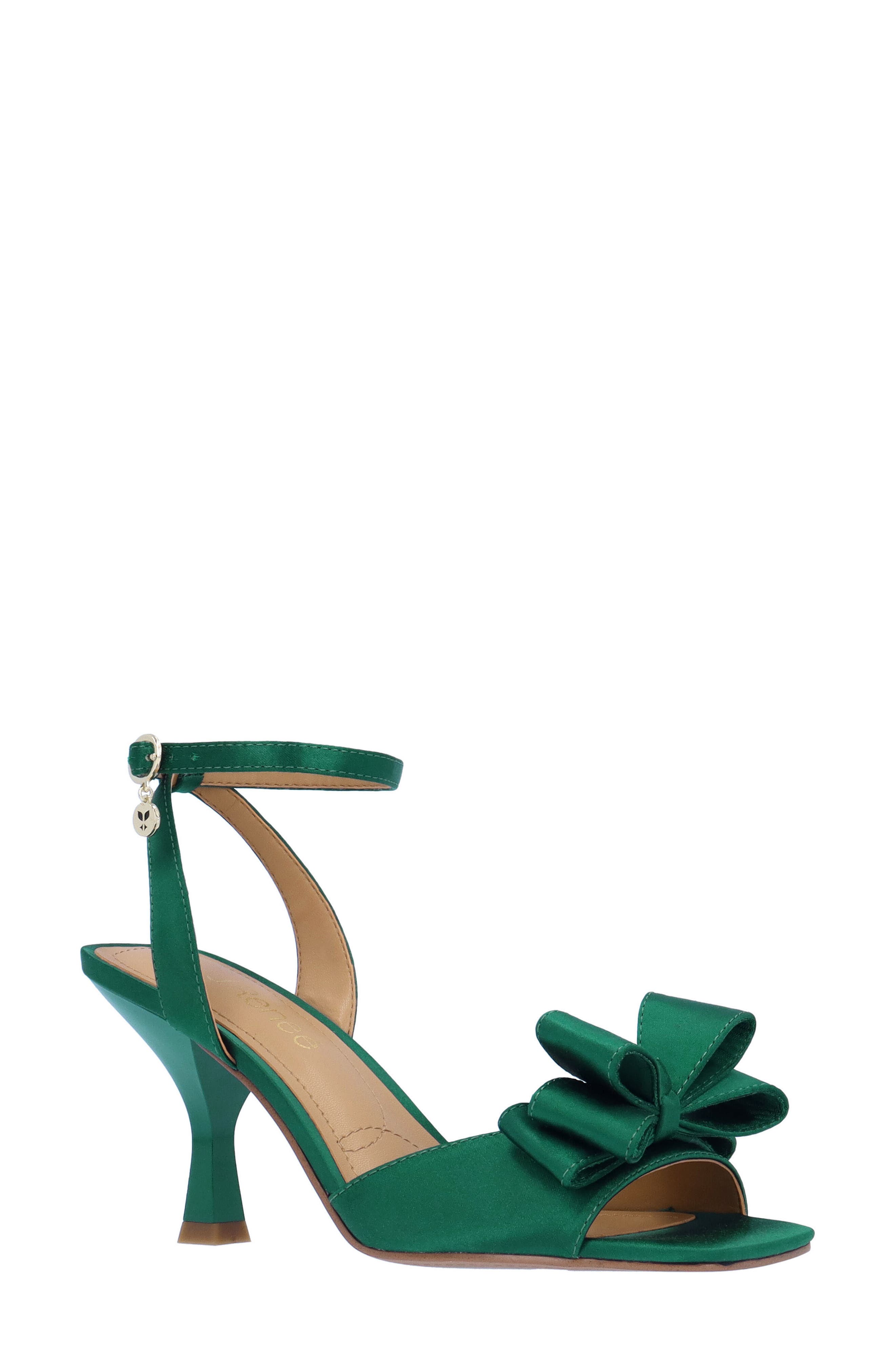 J. Reneé Nishia Ankle Strap Sandal, Main, color, Emerald