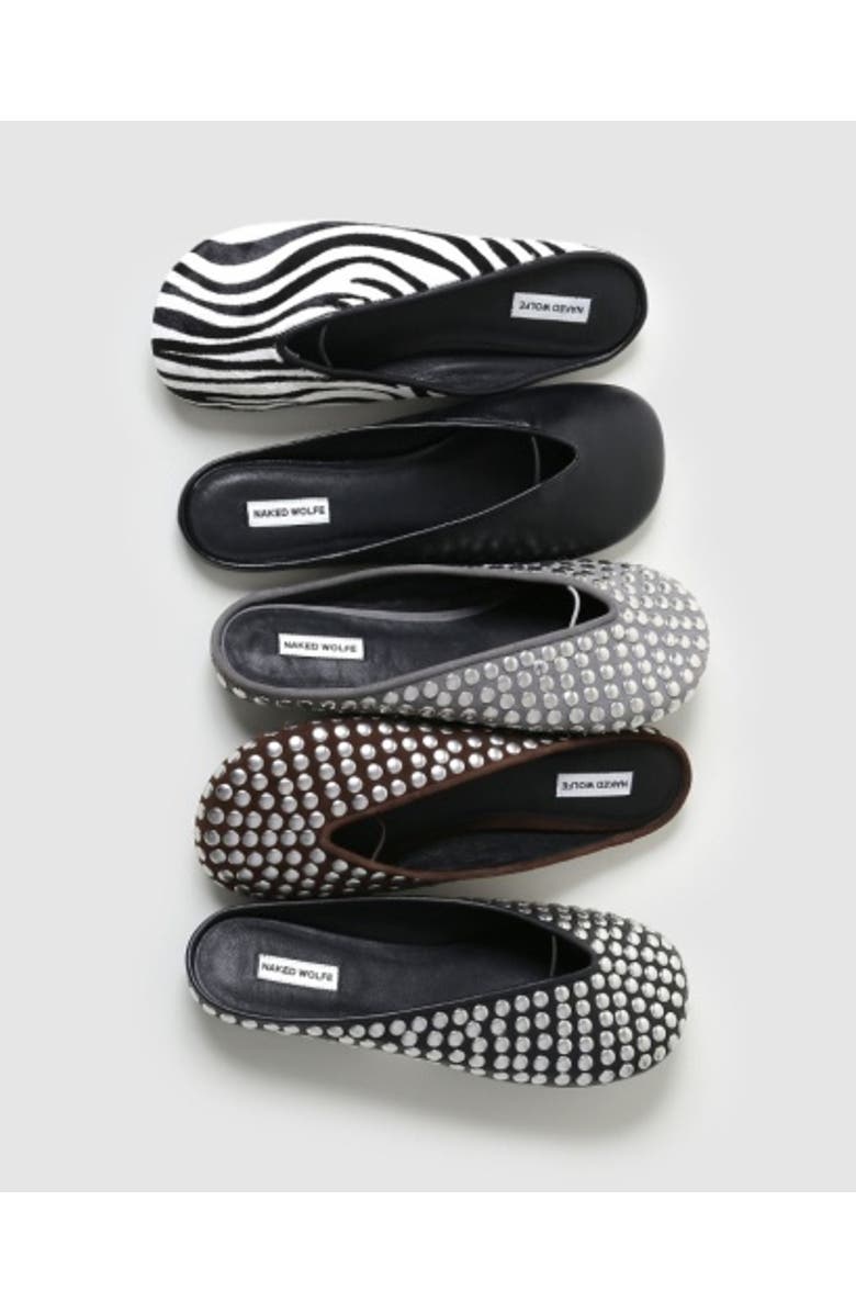 Naked Wolfe Pippa Flats, Alternate, color, Black