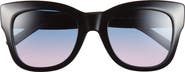 Givenchy City 53mm Gradient Geometric Sunglasses