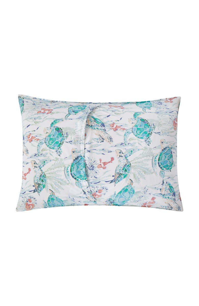 C&F Home Sea Turtle Cove Cotton Quilt Set  - Reversible and Machine Washable, Alternate, color, Blue