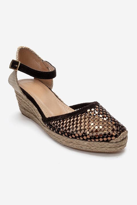 Drelix Leather Espadrille Sandal
