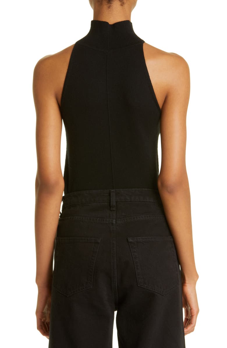 TOTEME Sleeveless Wool Blend Rib Sweater, Alternate, color,