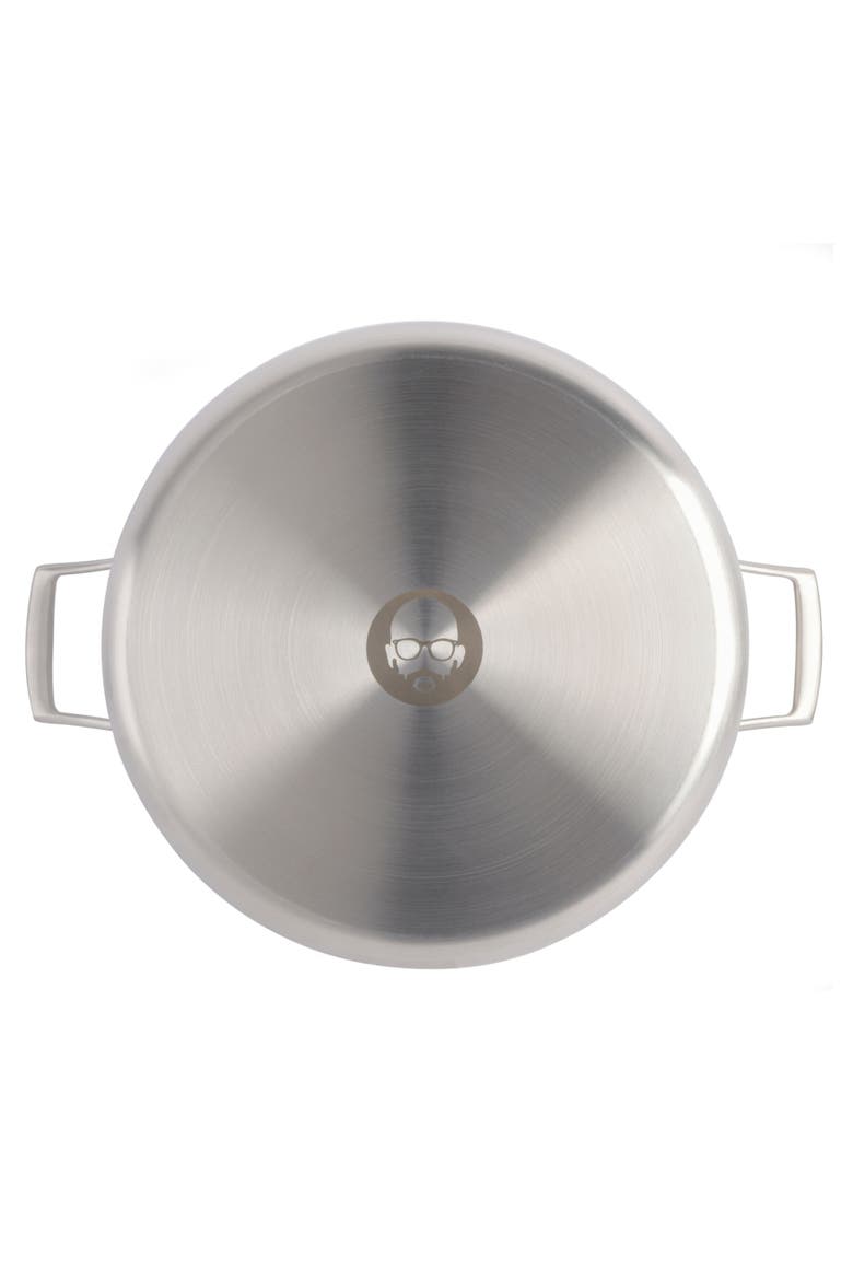 Tri Ply Stainless Steel Professional Grade 12Qt Stock Pot with Lid, Alternate, color, Stainless Steel
