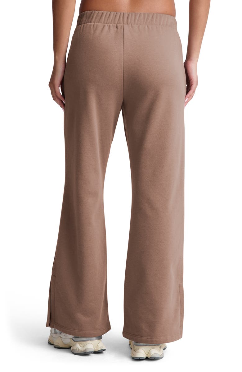 Beyond Yoga Open Ended Mid Rise Wide Leg Pants, Alternate, color, Desert Sand