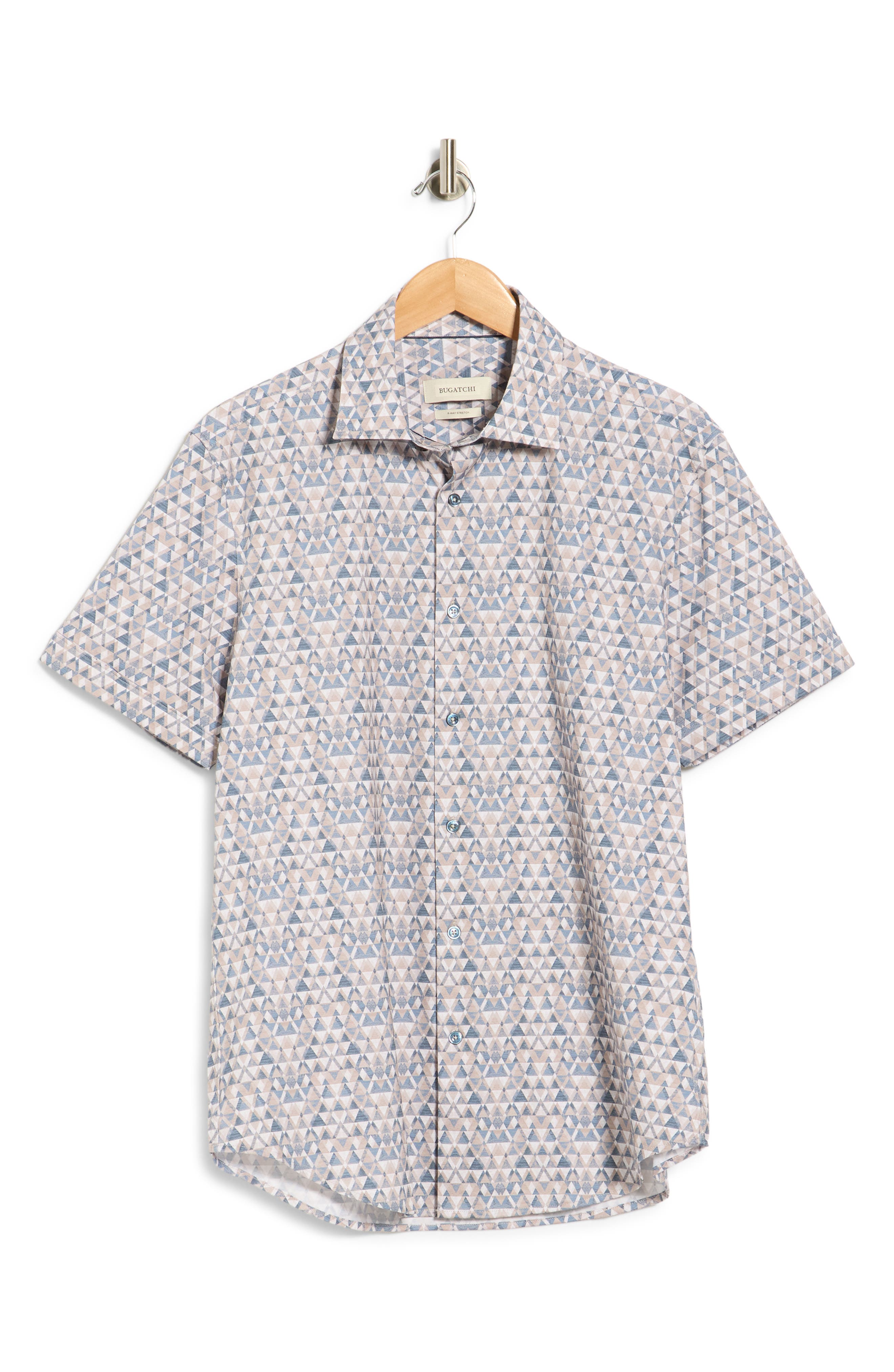 Bugatchi Short Sleeve Woven Shirt