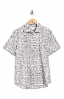 Bugatchi Short Sleeve Woven Shirt