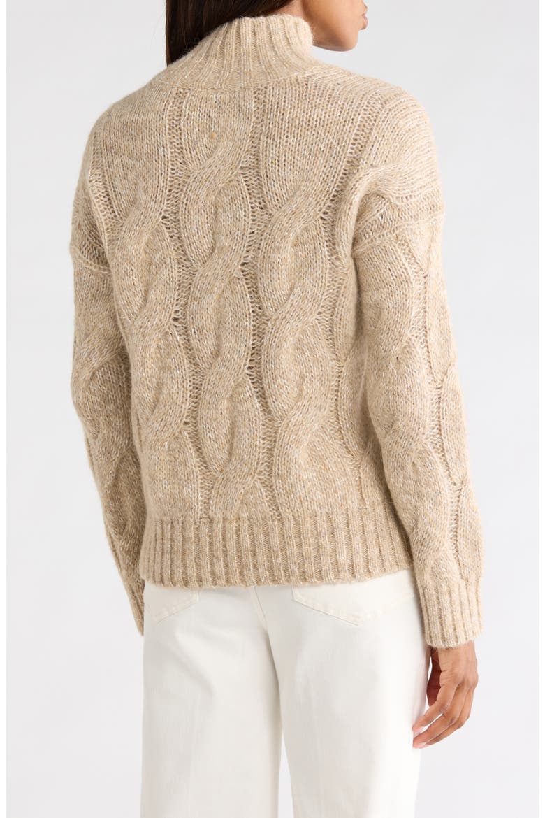 Katerina Turtleneck Sweater, Alternate, color, OFF WHITE/ CAMEL
