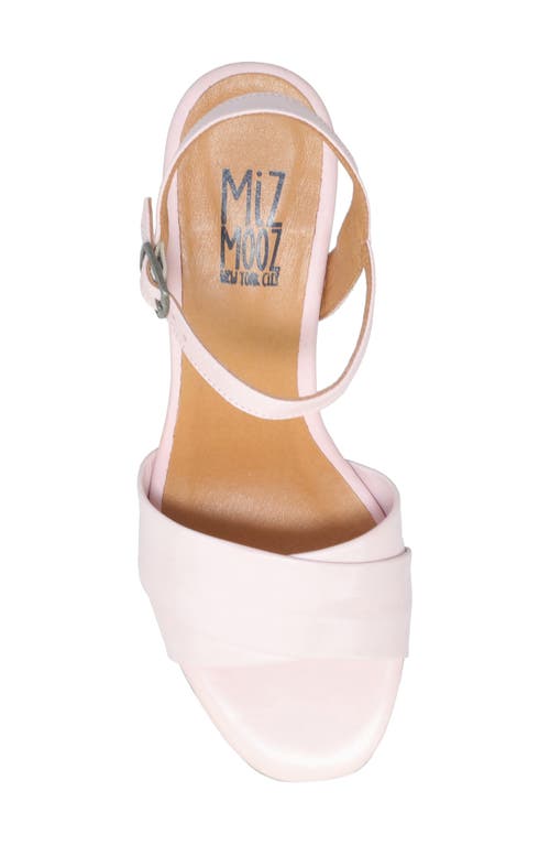 Miz Mooz Bela Block Heel Sandal In Ballet