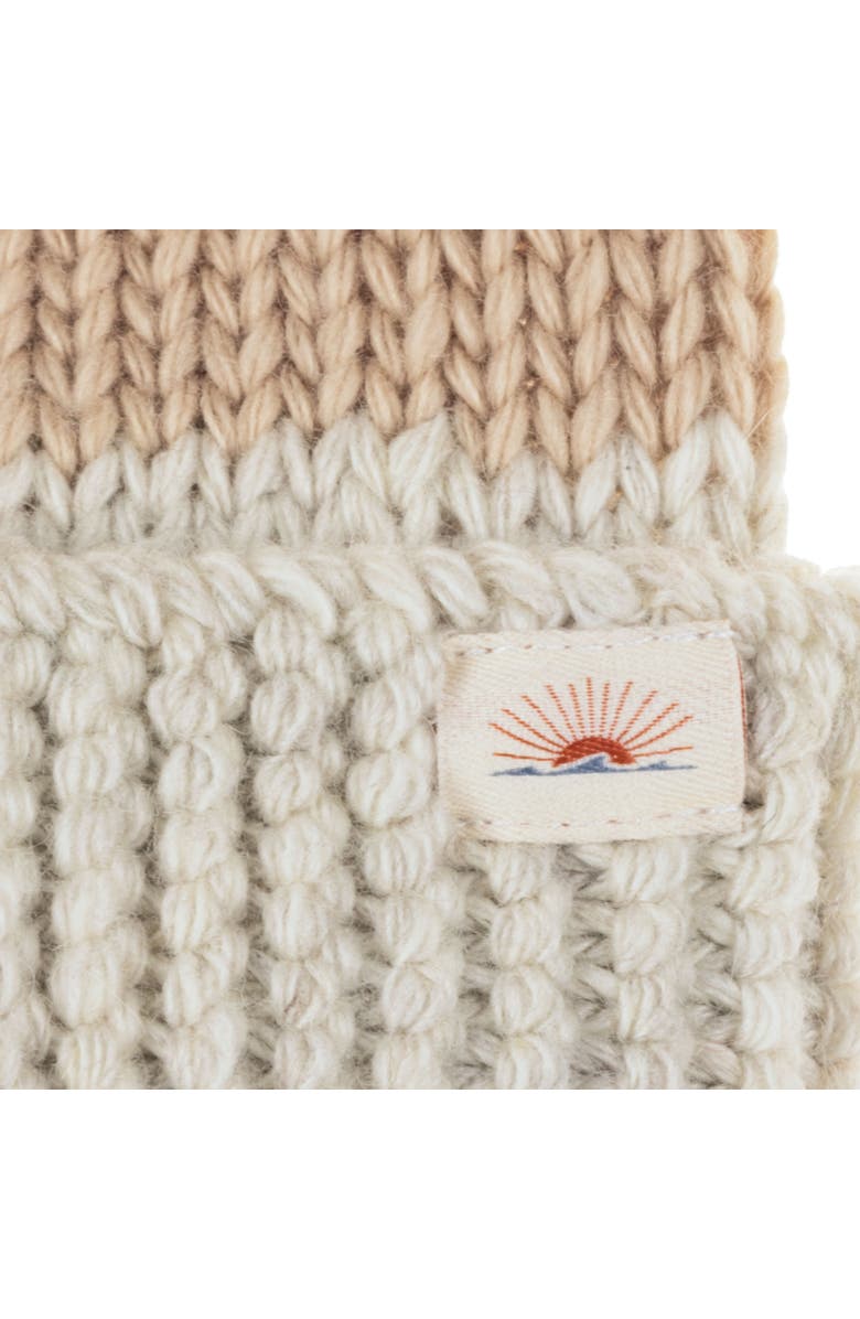 Faherty Sun and Wave Beanie, Alternate, color, Ivory Heather