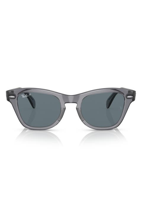 50mm Polarized Square Sunglasses