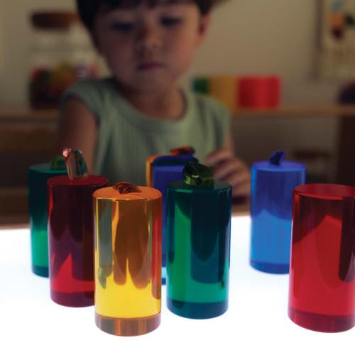 Kaplan Early Learning Company Light And Color Cylinder Set In Multi