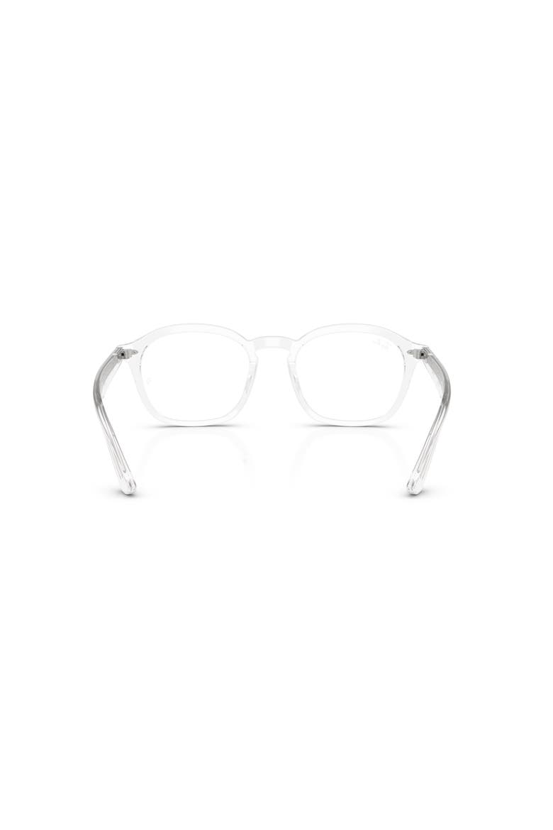 50mm Square optical glasses, Alternate, color, Transparent