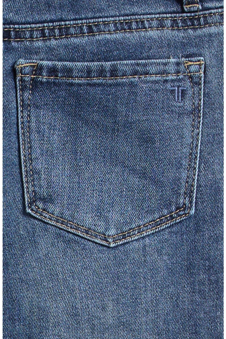 Kids' Distressed Stretch Denim Shorts, Alternate, color, INDIGO