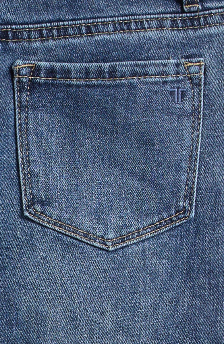 Tractr Kids' Distressed Stretch Denim Shorts, Alternate, color, Indigo