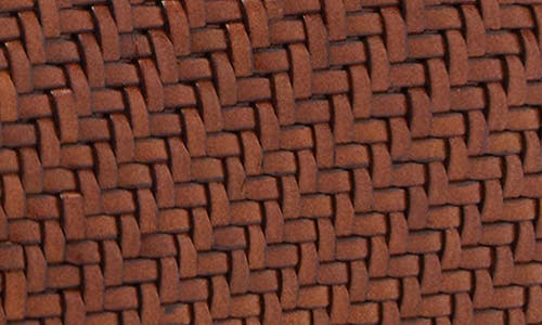 Mango Braided Leather Shoulder Bag In Brown