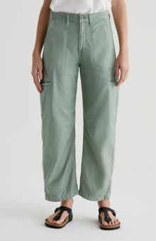AG Hazal Ankle Barrel Utility Twill Pants