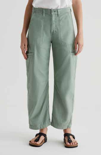 AG Hazal Ankle Barrel Utility Twill Pants