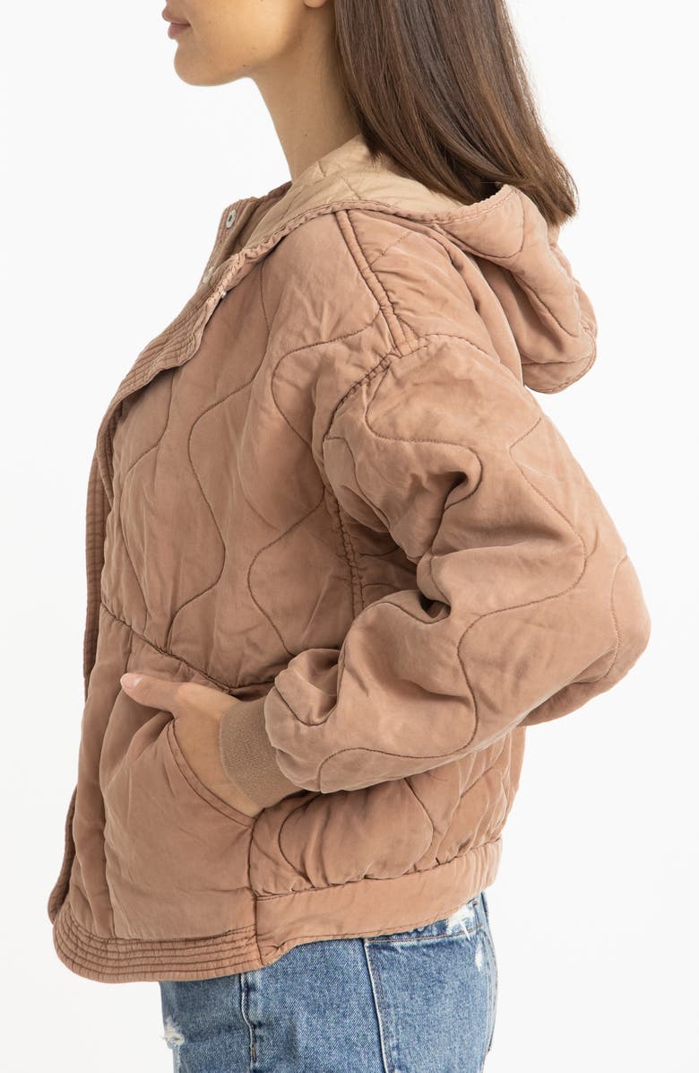 BLANKNYC Quilted Hooded Jacket, Alternate, color,