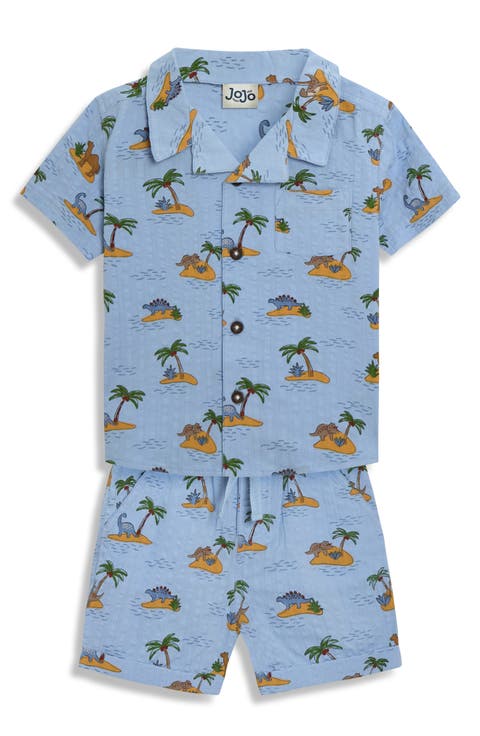 Island Dino Camp Shirt & Shorts Set (Baby)