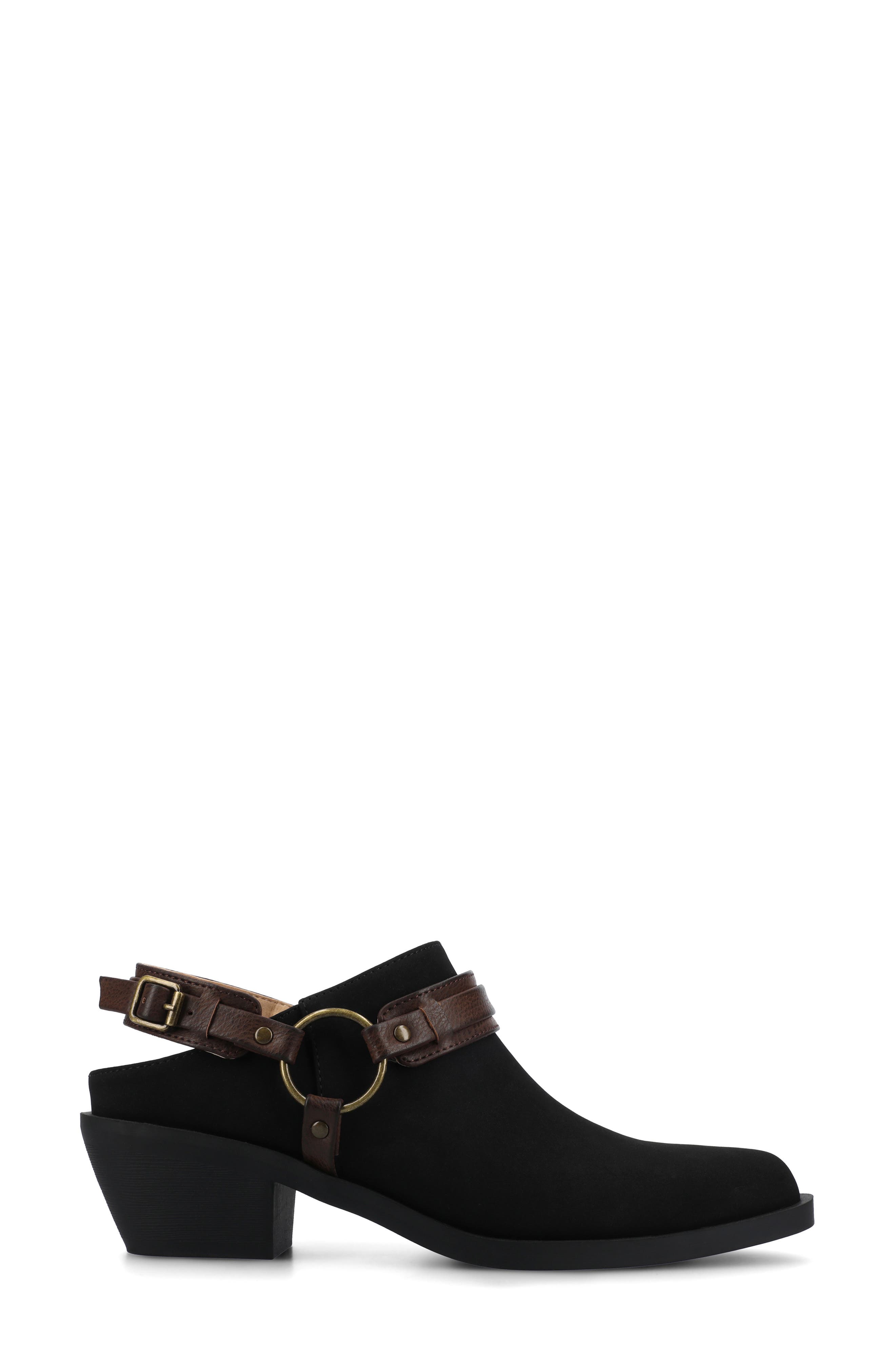 Journee Collection Urbana Mule, Alternate, color, Black