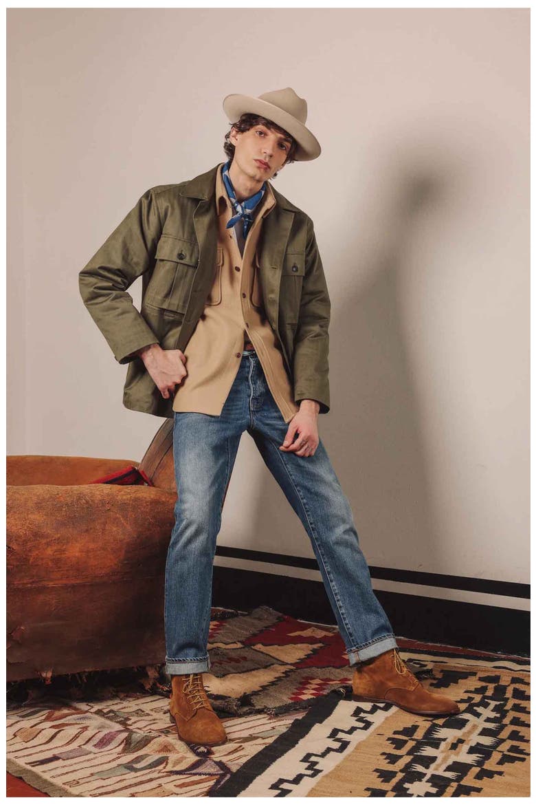 966 John 33 Japan Denim Cimosato Regular Fit Jeans, Alternate, color, Light Stone Wash