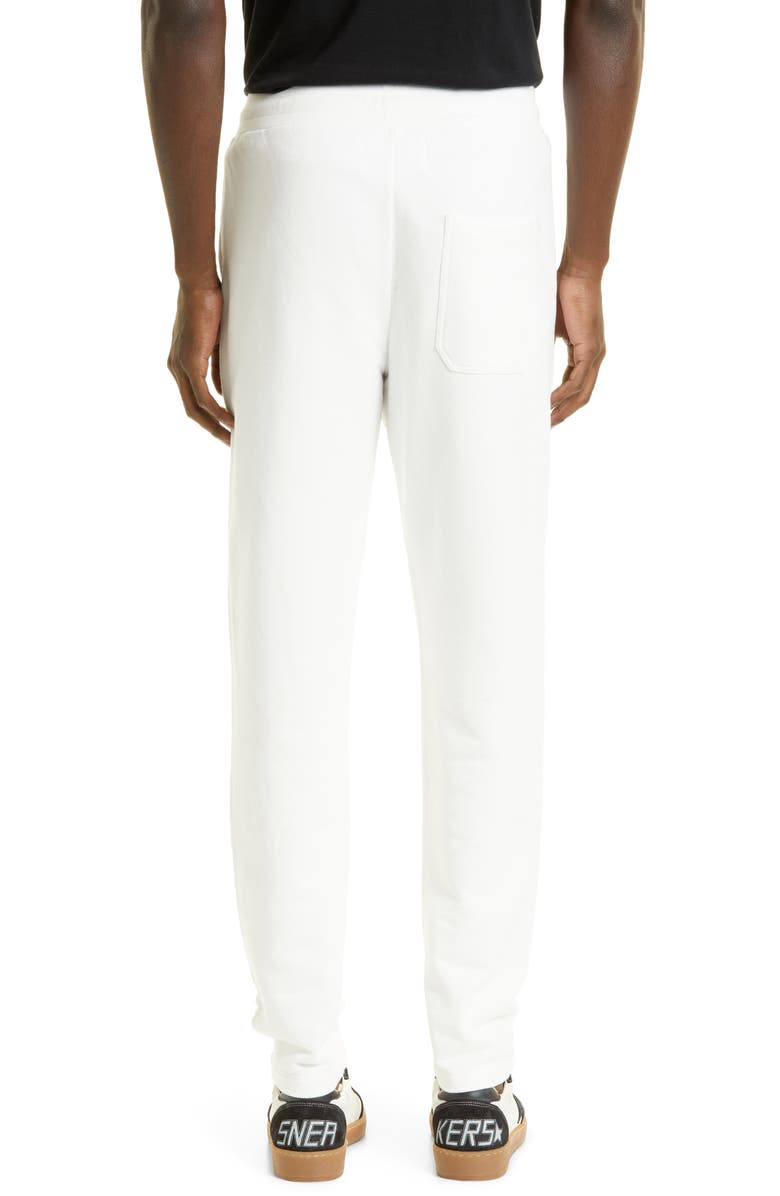 Golden Goose Broken Star Cotton Sweatpants, Alternate, color, Vintage White/ Black